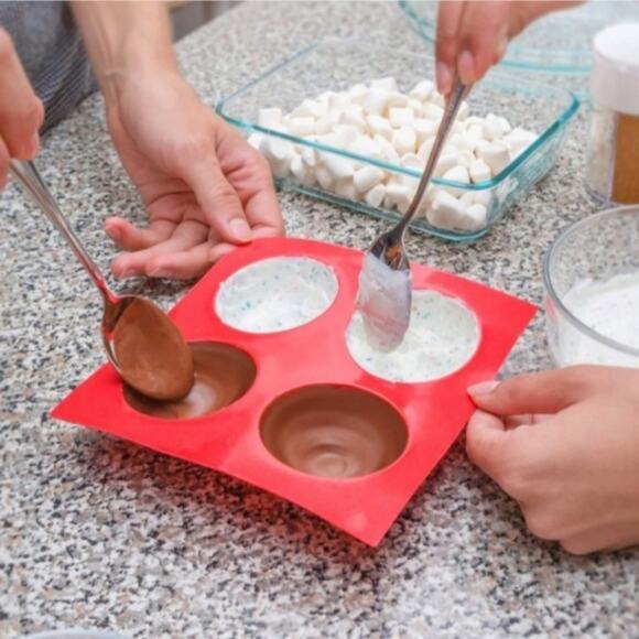 Bennkai New Modern Bliss silicone Hot Chocolate Bomb Maker molds - Picture 5 of 7